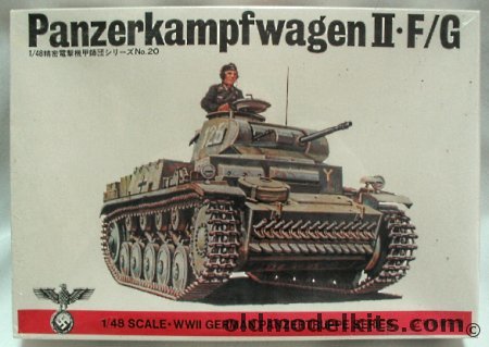 Bandai 1/48 Panzerkampfwagen II Ausf. F/G - (Panzer II), 8261 plastic model kit